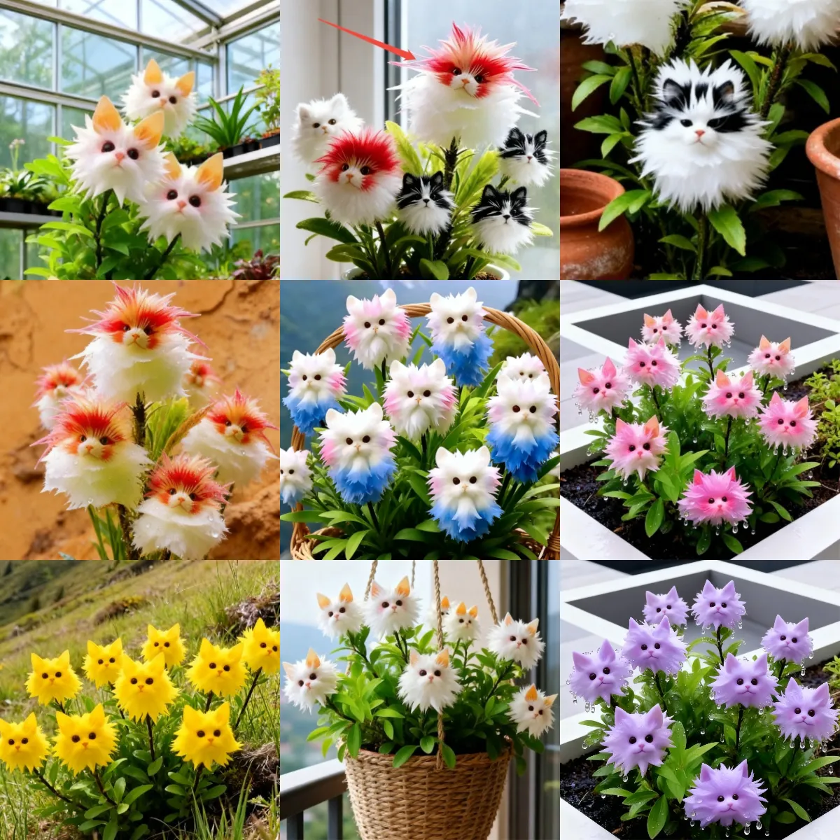 Enchant Your Garden! Magical Plants! Cat's Eye Dazzling Seeds !