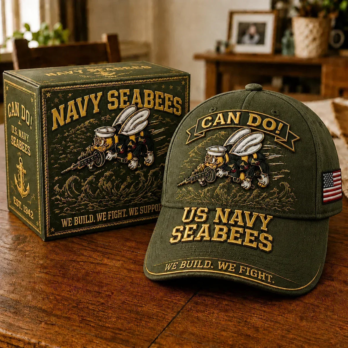 HonorBuilt β U.S. Navy Seabees Heritage Cap