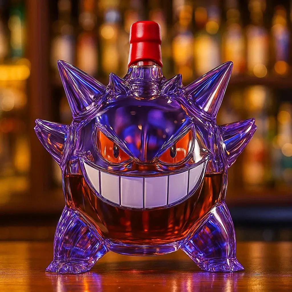 Gengar Whiskey Bottle