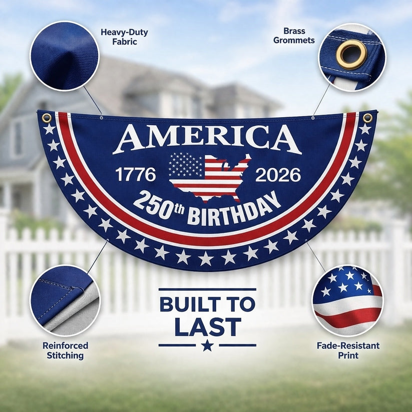 VeteranMade - USA 250 Years Commemorative Banner