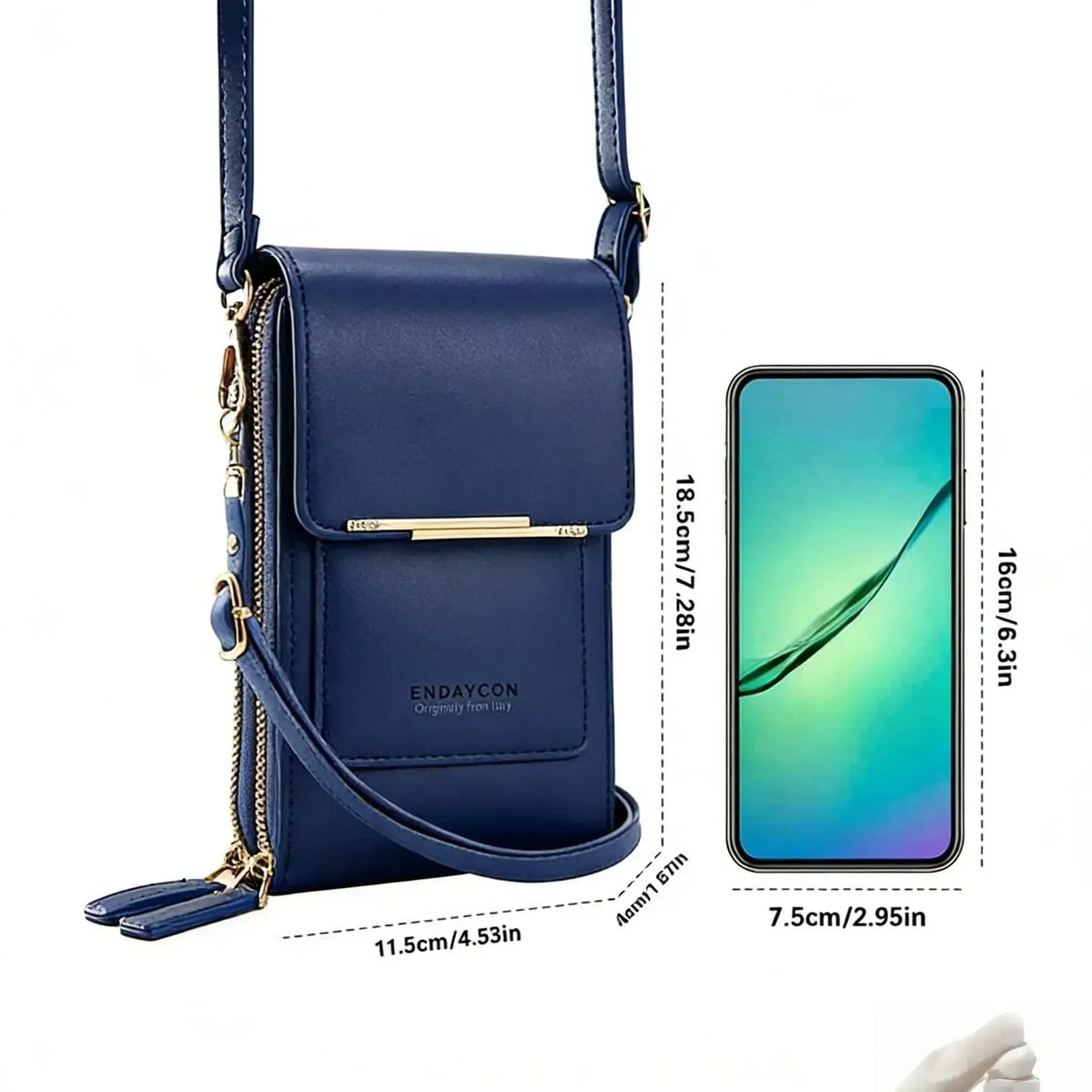 VistaPouch – Simple and Elegant Women’s Touchscreen Crossbody Phone Wallet