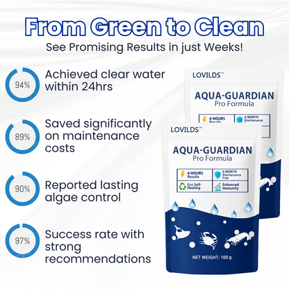 Du Vert au Clair en une Nuit ! | Cristallin en 24 Heures ! | LOVILDS® Aqua-Guardian Formule Pro