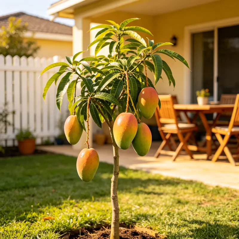 Sweet "Golden Honey" Dwarf Mango Tree Seeds (Grow at Home)