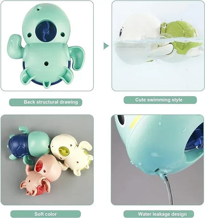 TinyTide - Interactive Turtle Bath Toy Set