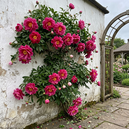 Rare Climbing Peony BulbsBig Full Blooms, Cold Hardy Perennial, Easy to Grow Garden Favorite