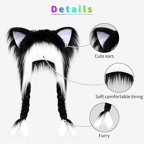 Cute Plush Cat Hat