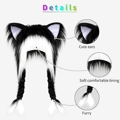 Cute Plush Cat Hat