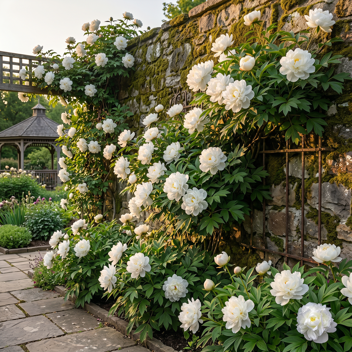 Rare Climbing Peony BulbsBig Full Blooms, Cold Hardy Perennial, Easy to Grow Garden Favorite