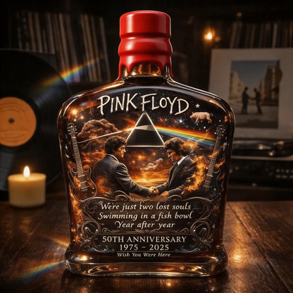 Pink Floyd – “Wish You Were Here” 50th Anniversary Collector’s Whiskey Bottle