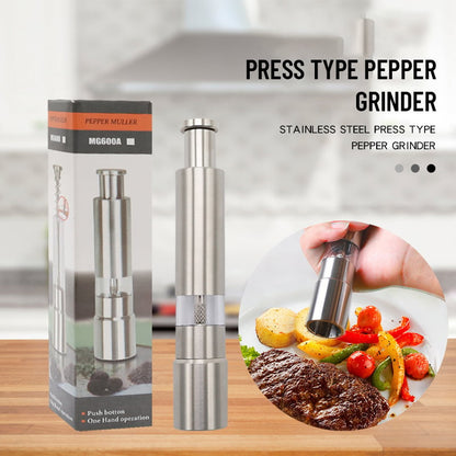 GrindMaster – Stainless Steel Salt And Pepper Grinder