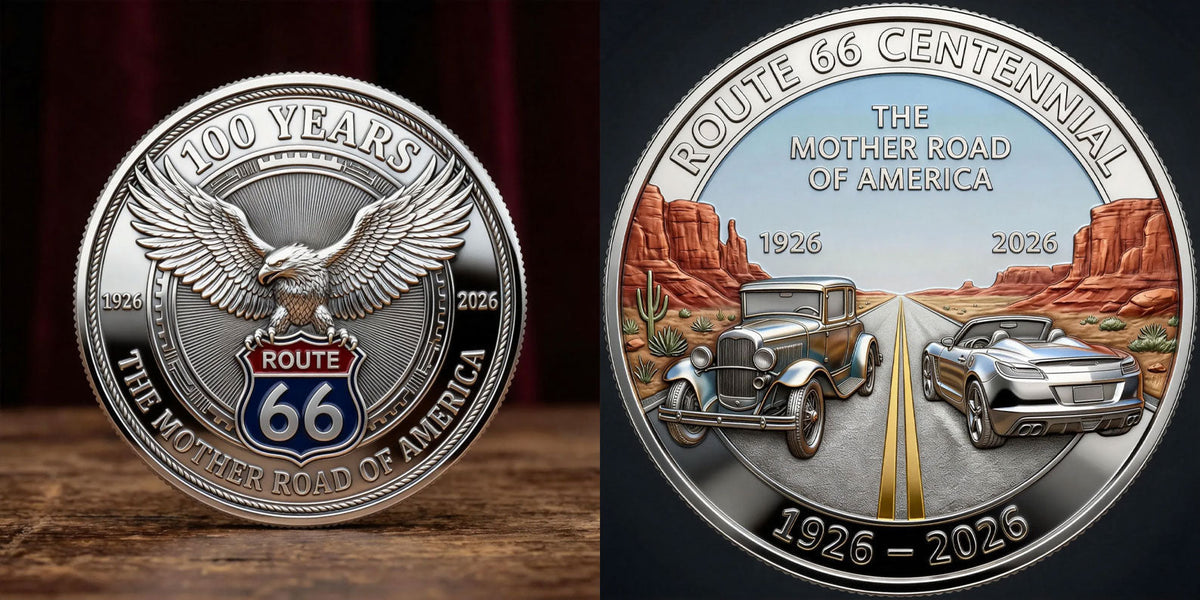Route 66 – 100 Years of Freedom Commemorative Coin