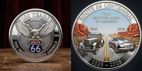 Route 66 – 100 Years of Freedom Commemorative Coin