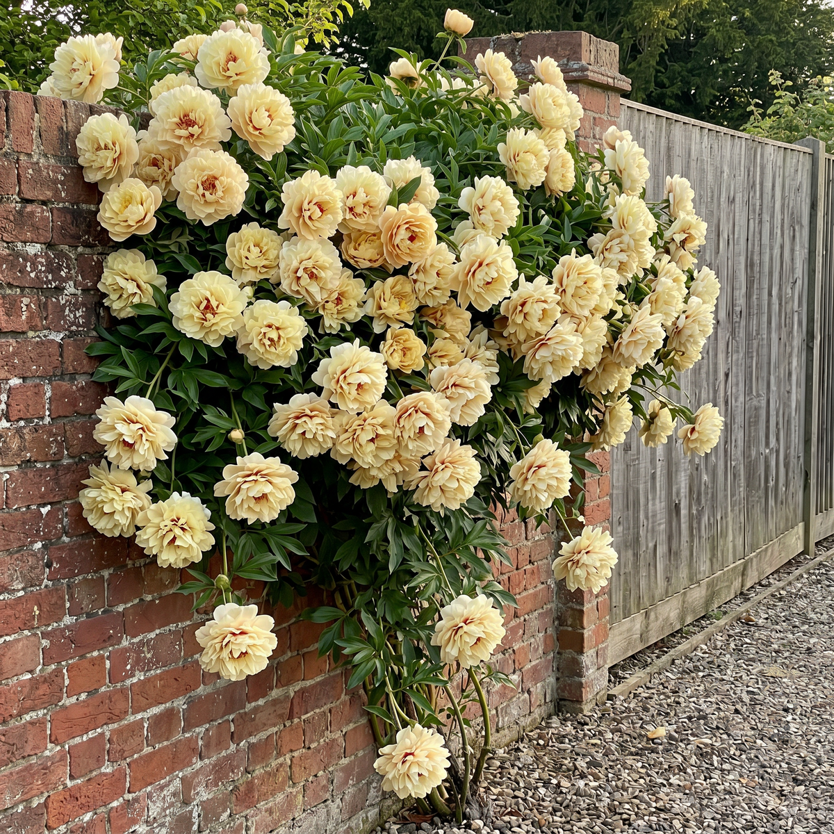 Rare Climbing Peony BulbsBig Full Blooms, Cold Hardy Perennial, Easy to Grow Garden Favorite