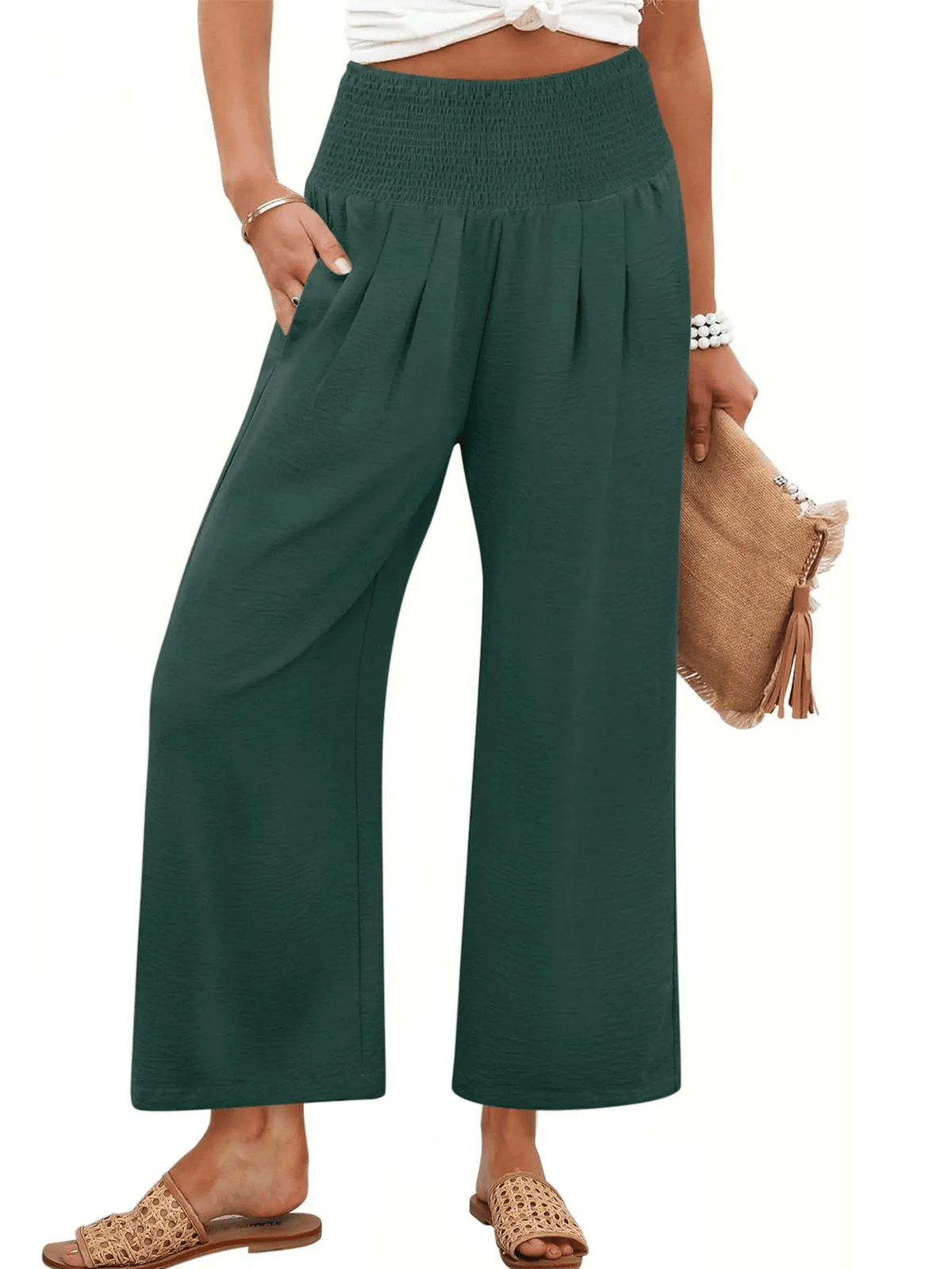 FreeFlow – Lightweight Wide Leg Trousers