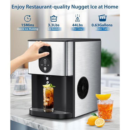 Nugget Ice Maker 44 lbs/Day Self-Dispensing Ice