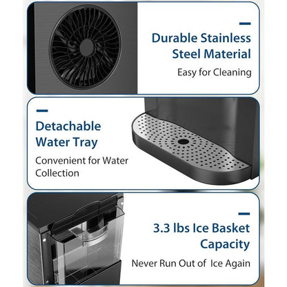 Nugget Ice Maker 44 lbs/Day Self-Dispensing Ice