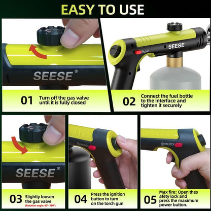 Powerful Propane Torch - 2732°F High Temp Flame (Buy 2 Free Shipping)