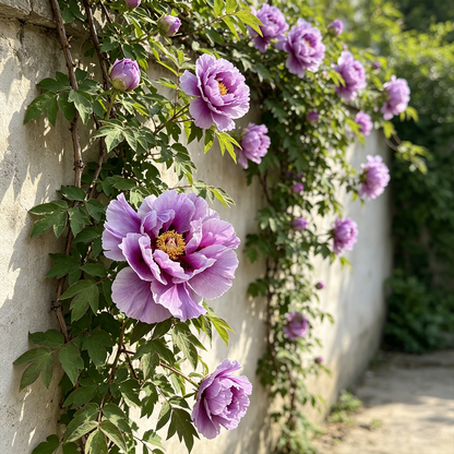 Rare Climbing Peony BulbsBig Full Blooms, Cold Hardy Perennial, Easy to Grow Garden Favorite