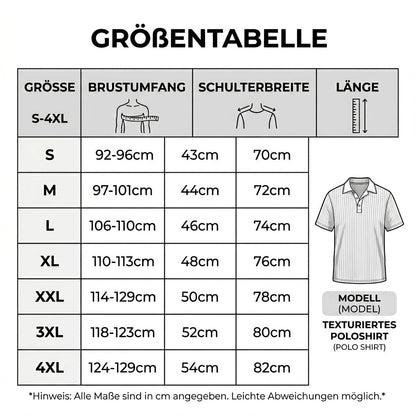 TexturaPolo – Men’s Short-Sleeved Polo Shirt