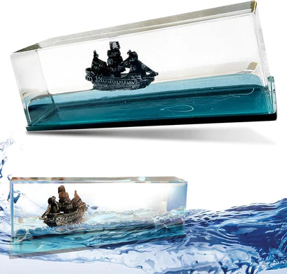 Sunken Black Pearl and Titanic Drifting Ornaments