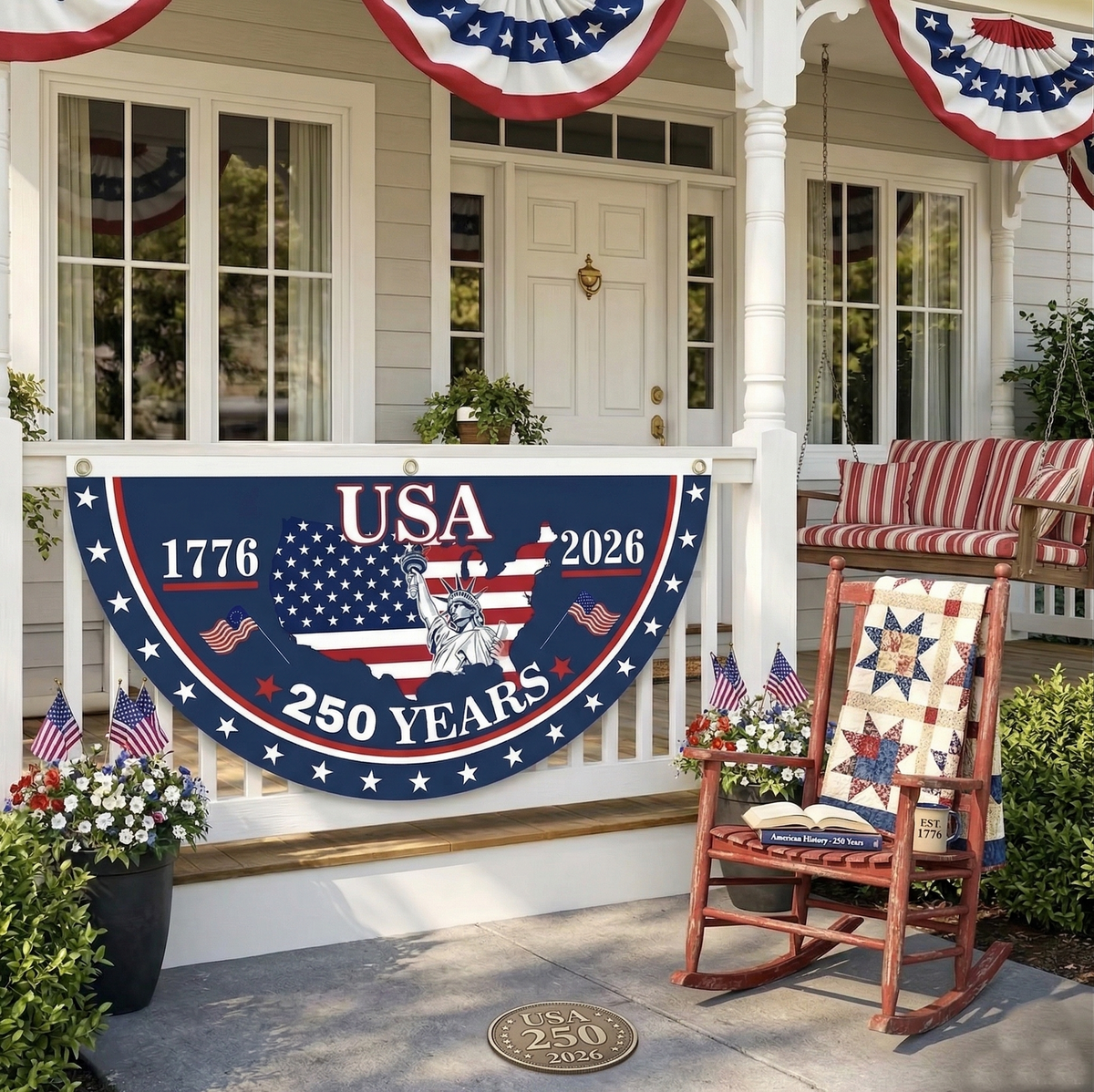 VeteranMade - USA 250 Years Commemorative Banner