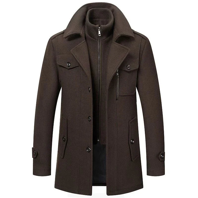 Two-Piece Men’s Coat for Style and Warmth - Peaky™