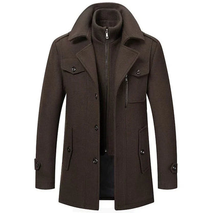 Two-Piece Men’s Coat for Style and Warmth - Peaky™