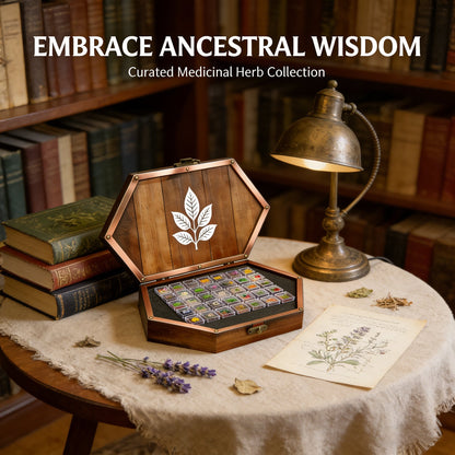 The Ancestral Apothecary Seed Chest: 40 Varieties of Medicinal Herb Seeds