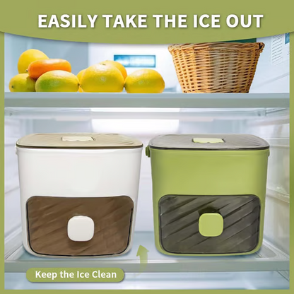 Portable Ice Maker with Lid and Storage Box (48 Cubes)