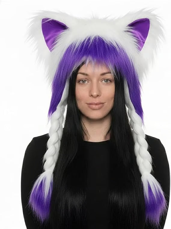 Cute Plush Cat Hat