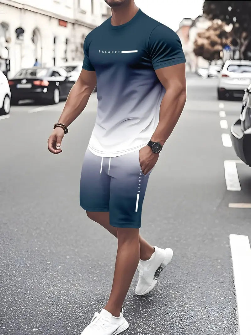 AeroFit - Men’s Gradient 2-Piece Set Tracksuit