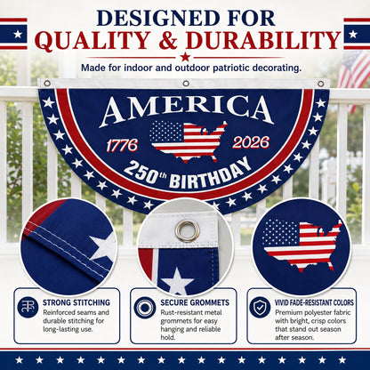 VeteranMade - USA 250 Years Commemorative Banner