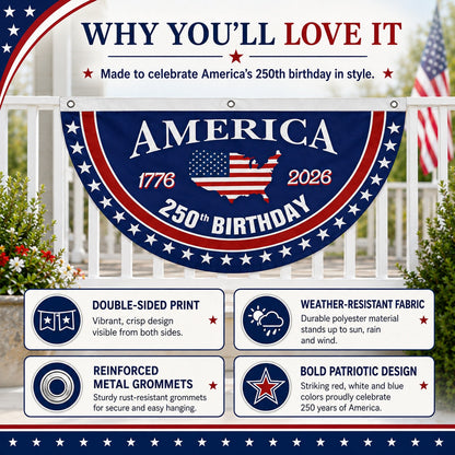 VeteranMade - USA 250 Years Commemorative Banner