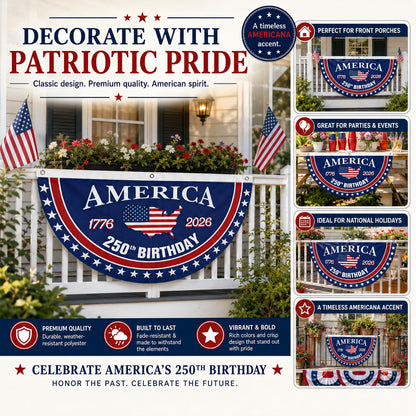 VeteranMade - USA 250 Years Commemorative Banner