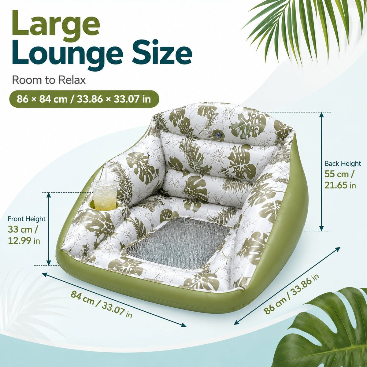 AquaLounge - Luxury Inflatable Pool Sofa