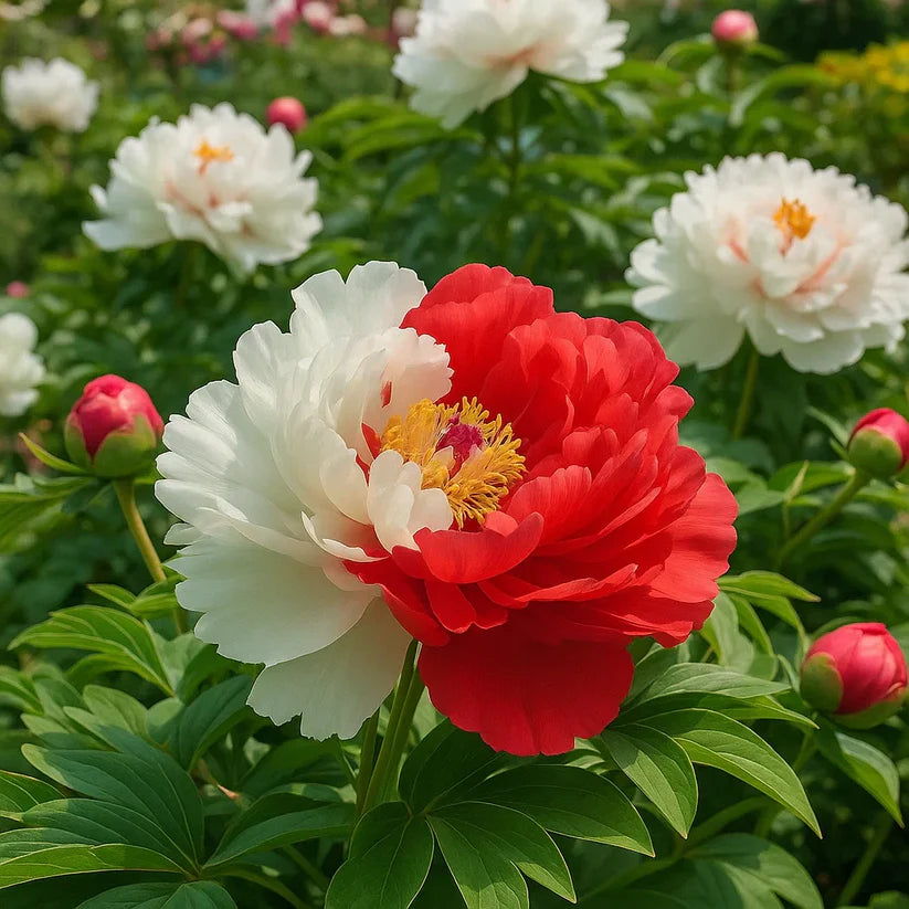 Rare Climbing Peony BulbsBig Full Blooms, Cold Hardy Perennial, Easy to Grow Garden Favorite