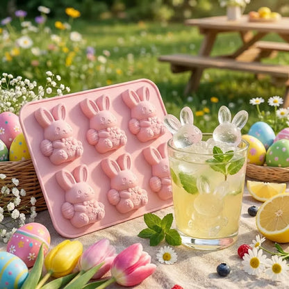 Mini Highland Cow Ice Cube & Dessert Mold Cute 3D Ice for Drinks, Parties & Gifts