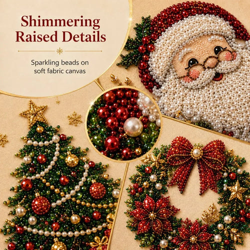 PearlCraft – Premium 3D Christmas Diamond Painting Kit