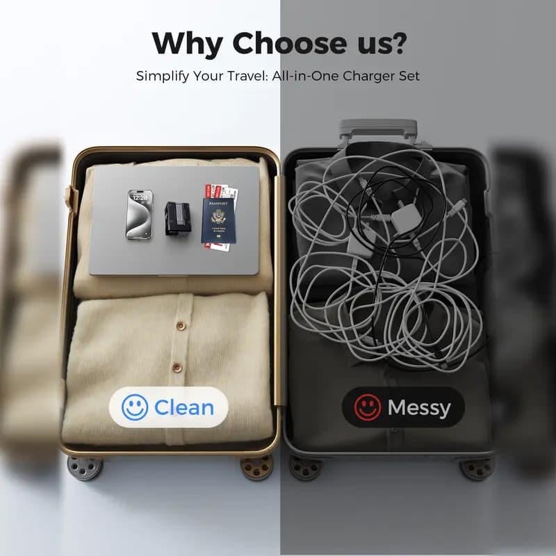 SnapCharge Pro – Tangle-Free Fast Power Hub