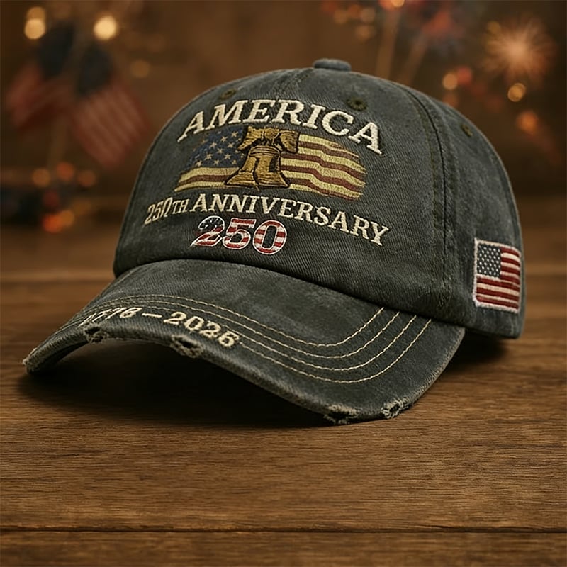 United States 250th Anniversary Red Cap