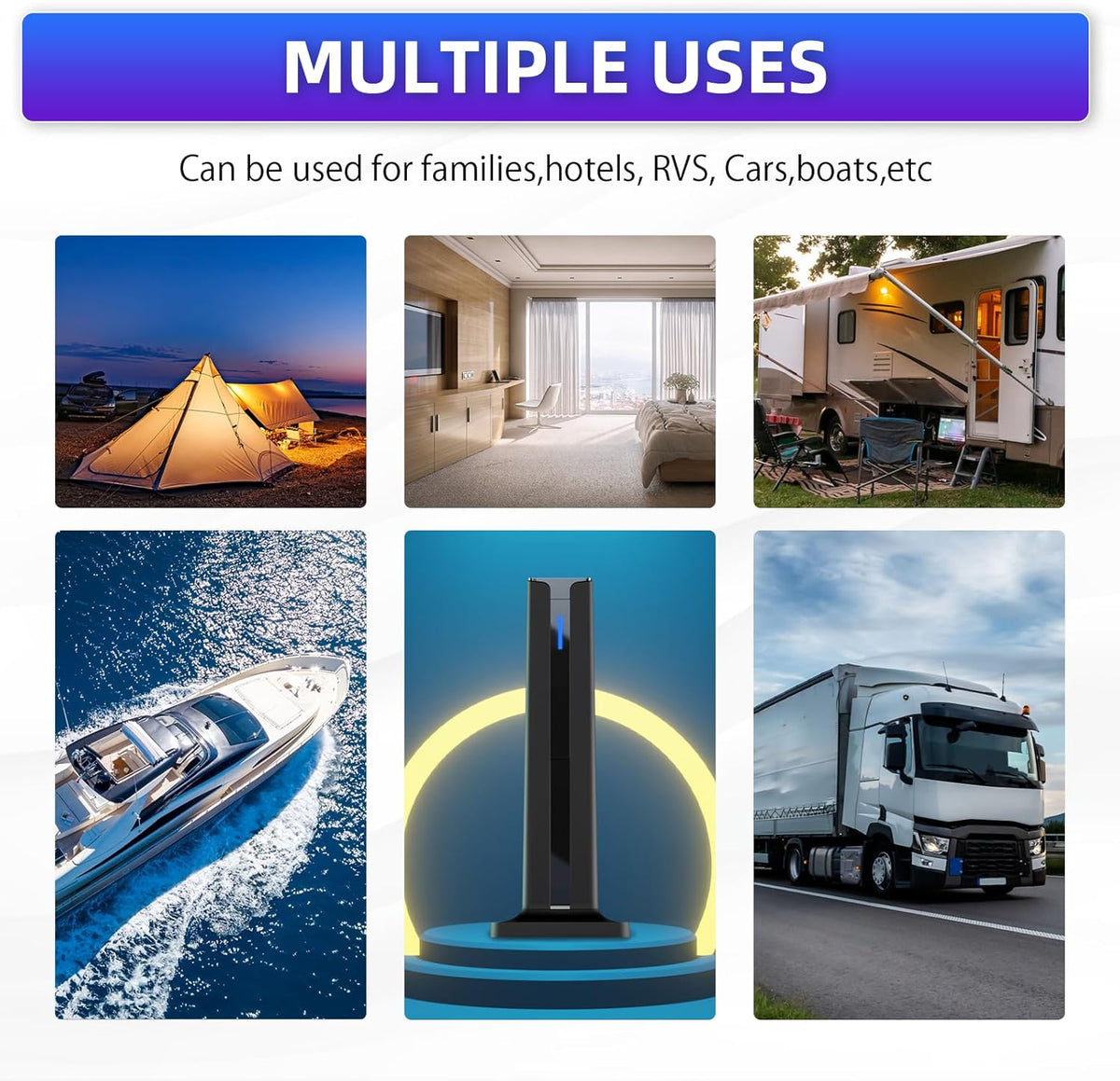 TV Antenna - Digital HD Antenna - Indoor HDTV 1080P 4K (Long Range)
