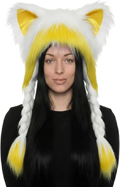Cute Plush Cat Hat