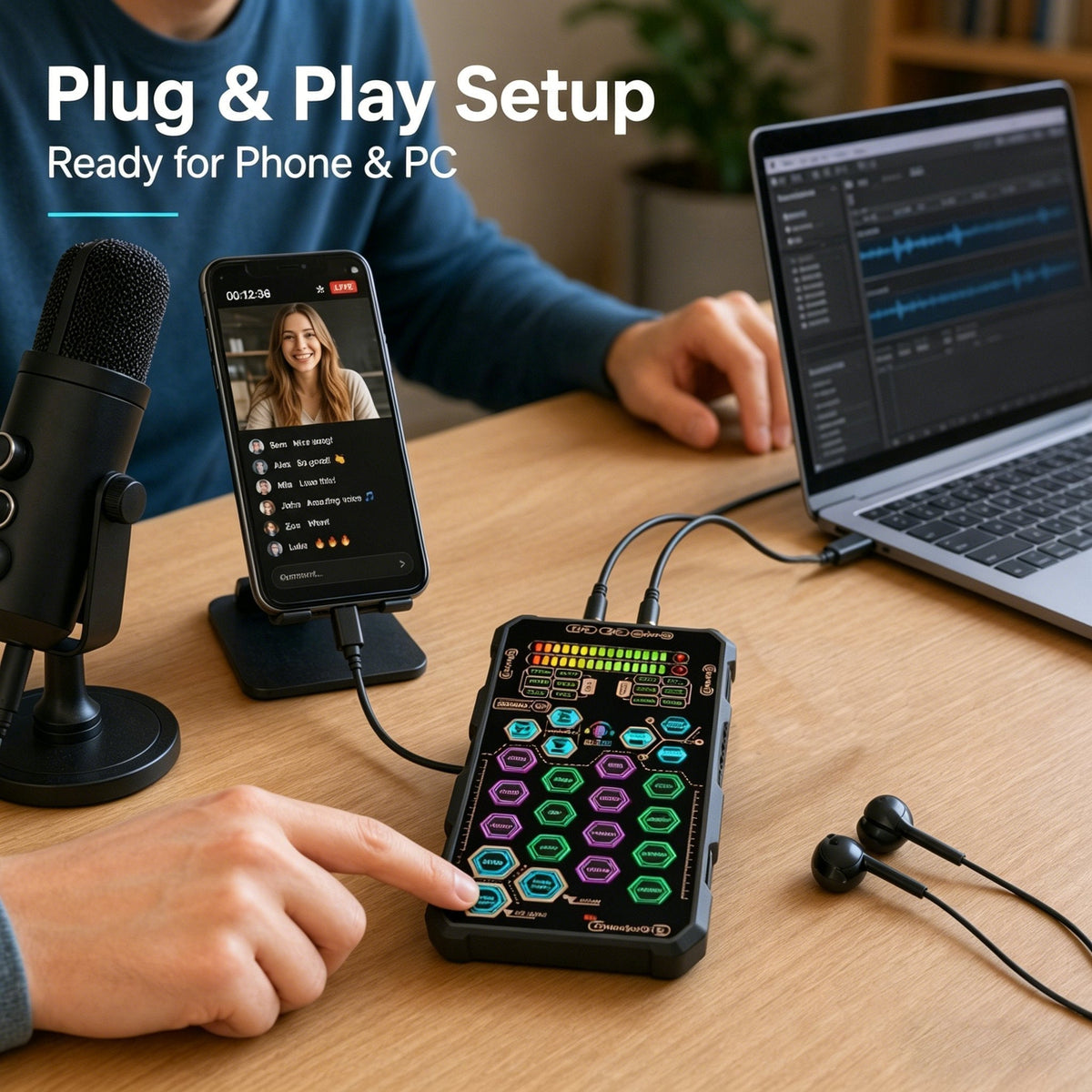 SoundMorph – Portable Live Voice Changer Card
