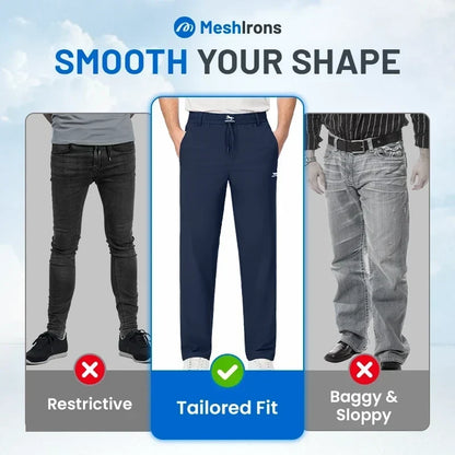 MeshIrons - Men’s Breathable Mesh Panel Casual Pants