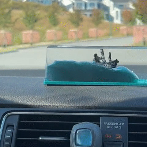 Sunken Black Pearl and Titanic Drifting Ornaments