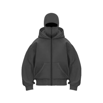 HideFit – Full Zip Mask Hoodie Jacket