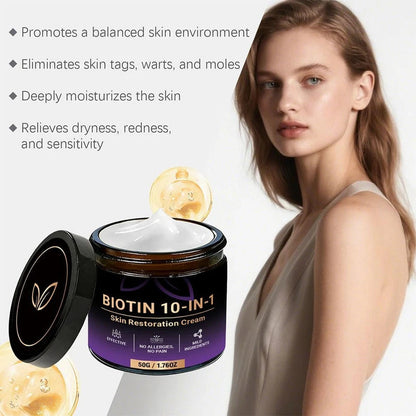 SkinRevive – Biotin 10-in-1 Skin Restoration Cream